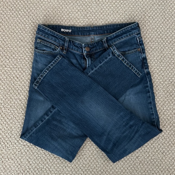 ❌SOLD❌MUJI 4 WAY STRETCH DENIM BOY FIT ANKLE LENGTH jeans, size 27 - Picture 6 of 6